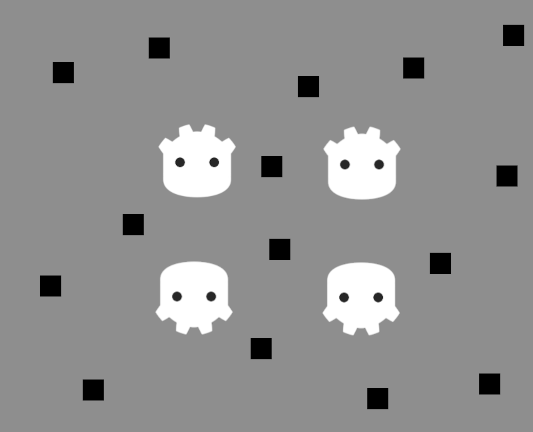 无 2D 灯光和阴影，场景采用无光照着色