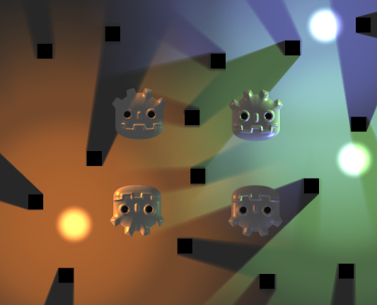 启用 2D 灯光和阴影