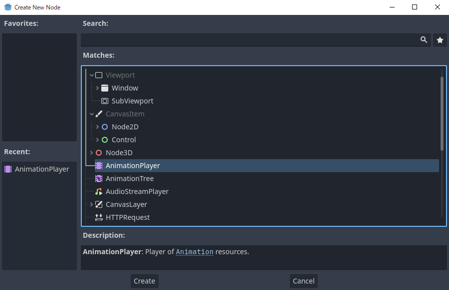 AnimationPlayer节点