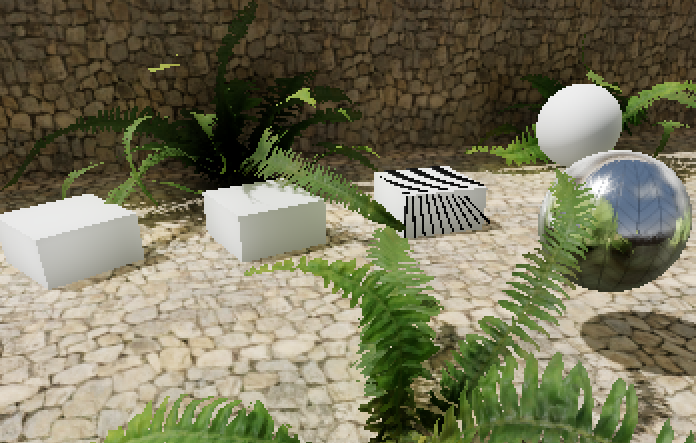 图像缩放 2 倍并进行近邻滤波，使混叠现象更加明显。