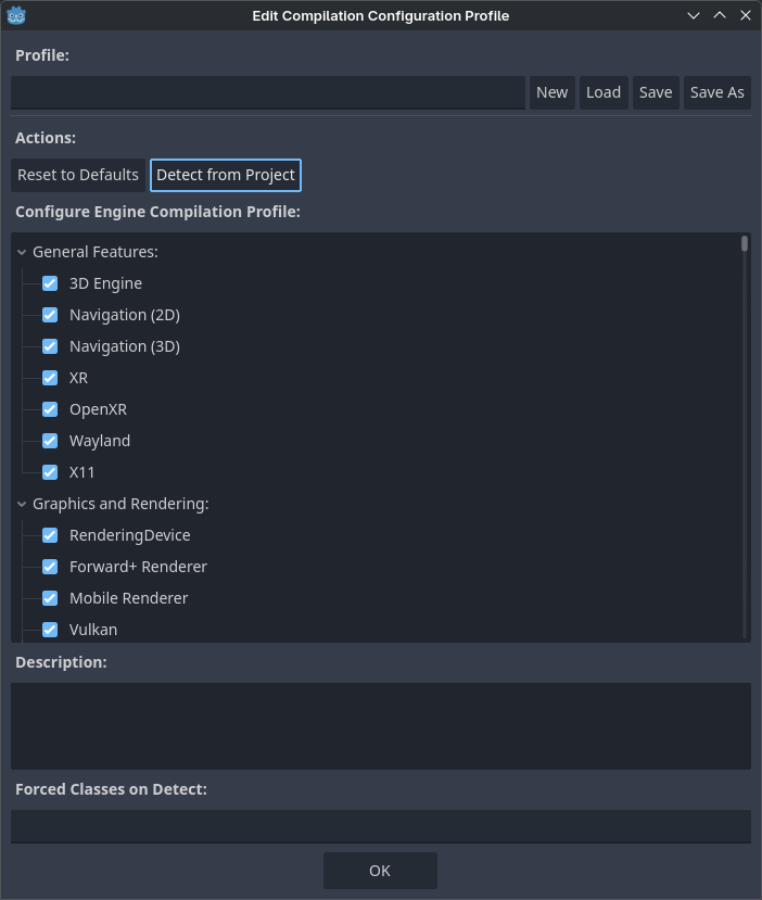打开引擎编译配置编辑器