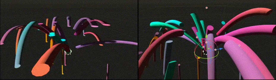 对齐的管状粒子