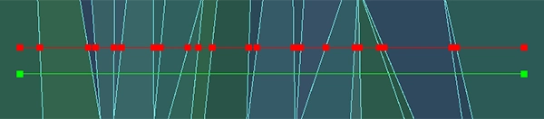 路径简化前后的路径点差异对比