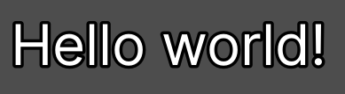 字体轮廓示例